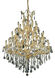 Maria Theresa 28 Light 38 inch Gold Dining Chandelier Ceiling Light in Clear, Royal Cut