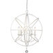 Tull 6 Light 24 inch Matte White Chandelier Ceiling Light