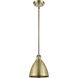 Ballston Dome 1 Light 8 inch Antique Brass Pendant Ceiling Light