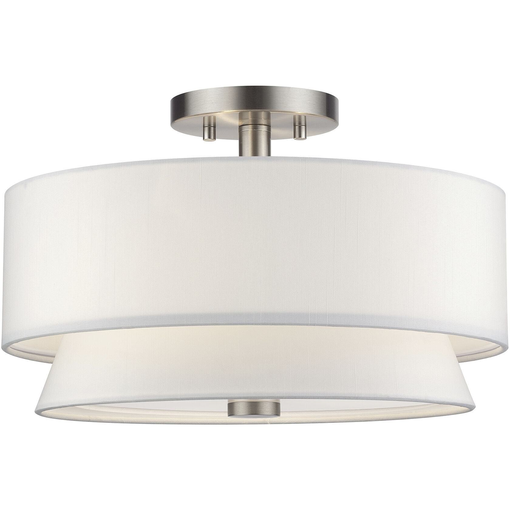 Fontana 3 Light 15.00 inch Semi-Flush Mount