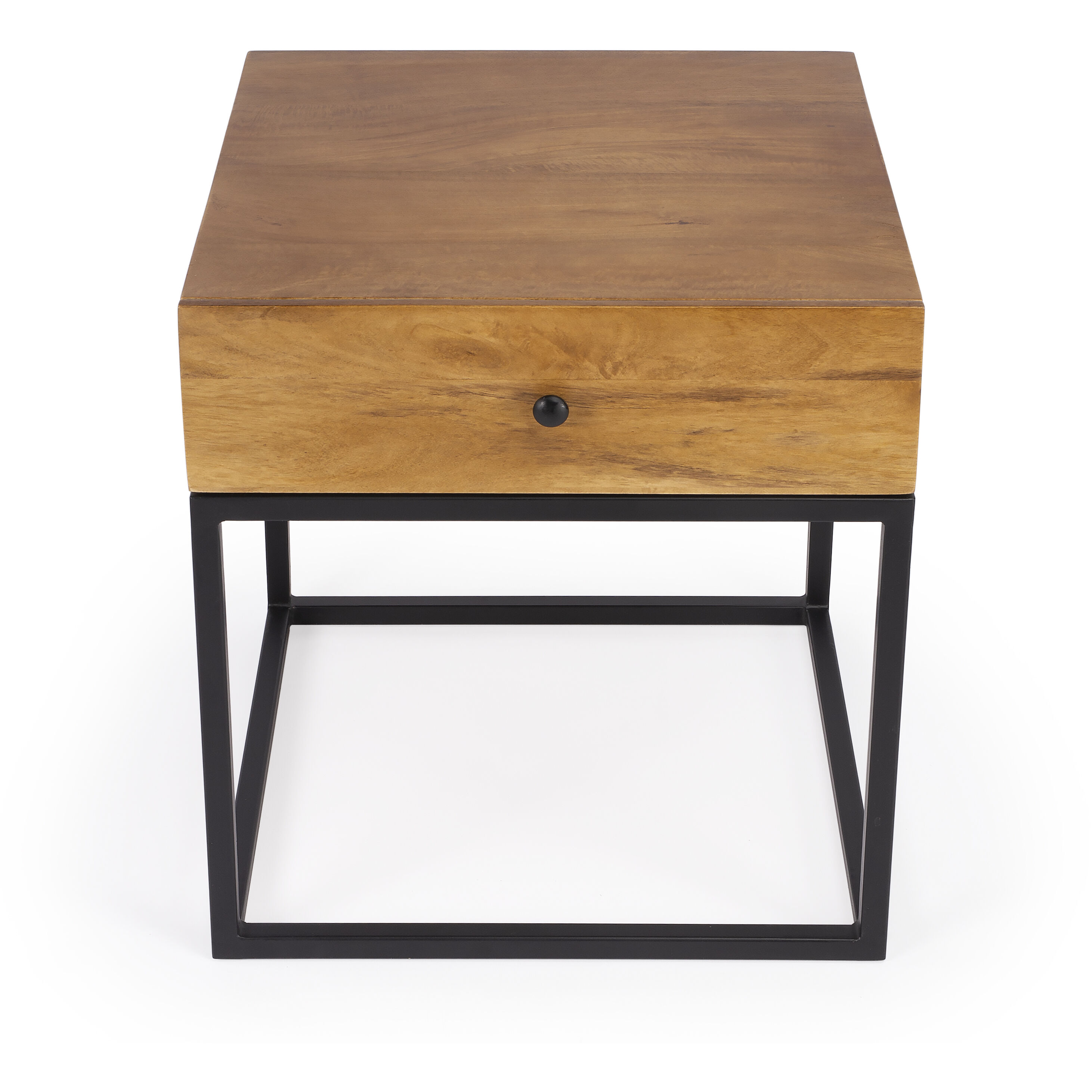 Brixton Iron & Wood 22 X 20 inch Industrial Chic Accent Table