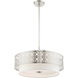 Calinda 5 Light 25 inch Brushed Nickel Pendant Chandelier Ceiling Light