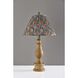 Faye 26.5 inch 100 watt Natural Wood Table Lamp Portable Light, Tall