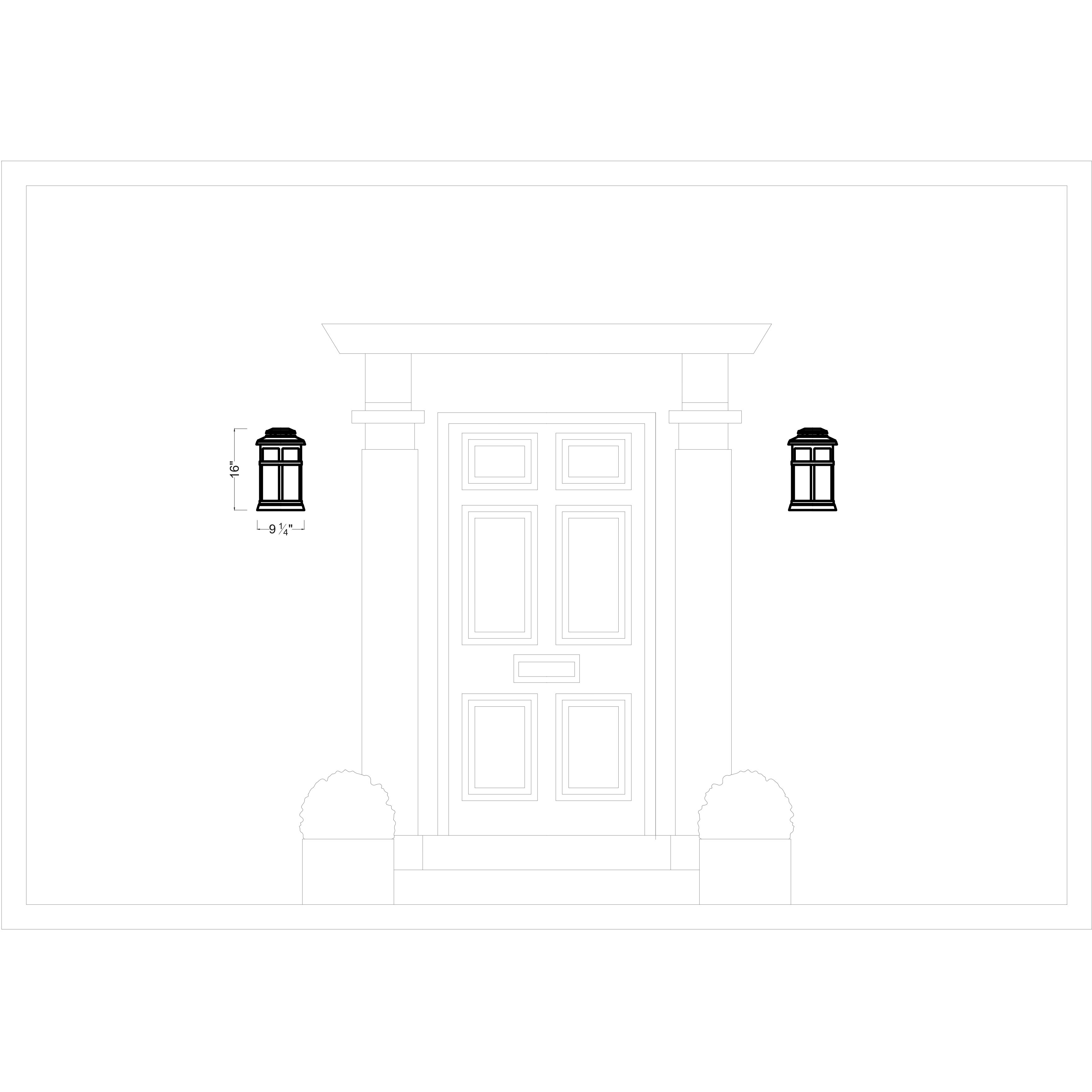 Sean Lavin Newport 3 Light 16 inch Antique Bronze Outdoor Wall Lantern