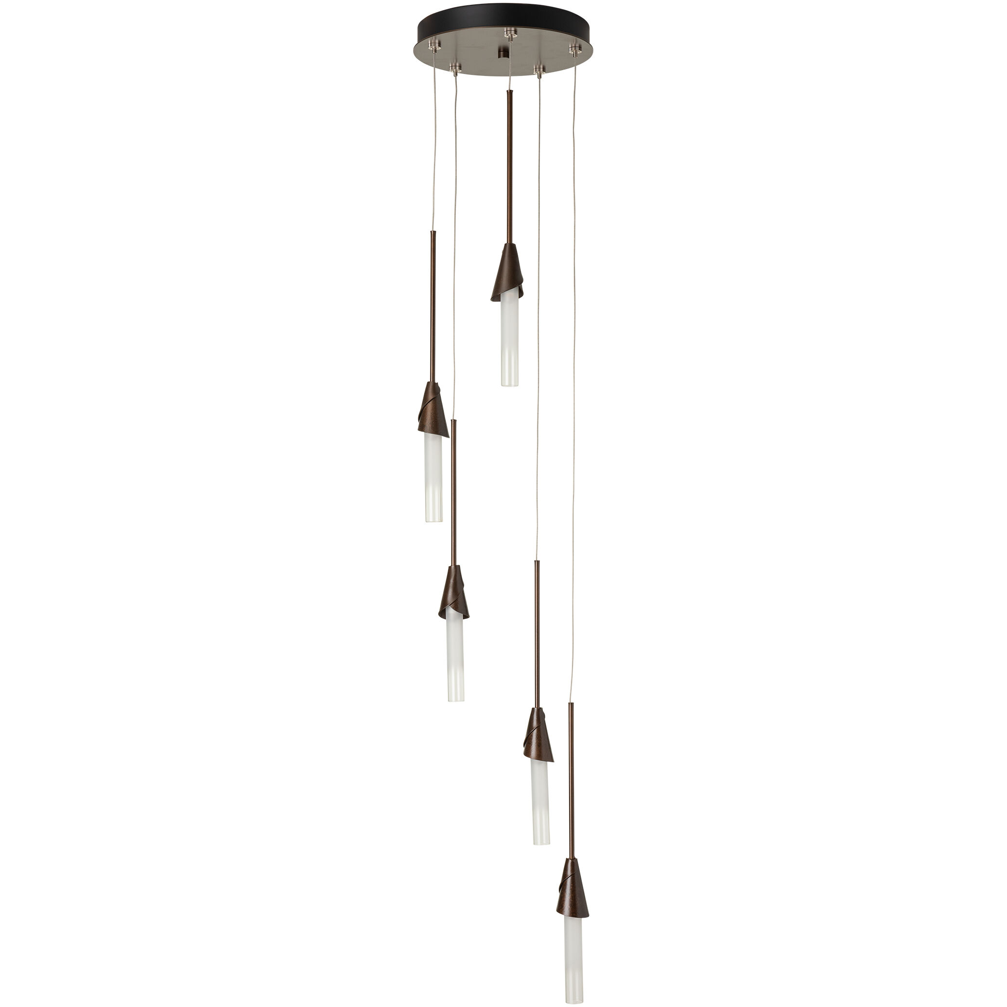Lilium 5 Light 12.3 inch Bronze Multi-Light Pendant Ceiling Light