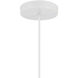 Keila 1 Light 10 inch Matte White and Gold Down Pendant Ceiling Light
