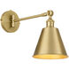 Bailey Wall Mount Wall Light in Aged Brass