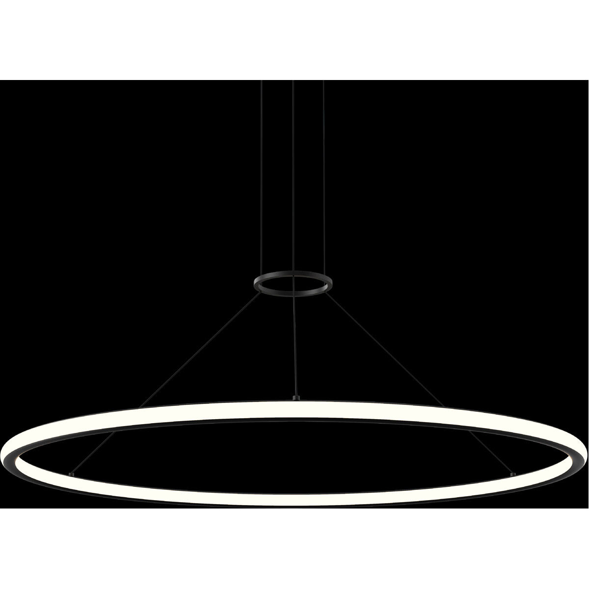 Luna LED 50 inch Satin Black Pendant Ceiling Light