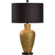 Chelsea House 29 inch 100.00 watt Metallic Gold Glaze/Matte Black Table Lamp Portable Light