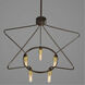 Hangar 5 Light 30 inch Antique Bronze Chandelier Ceiling Light, Design Series