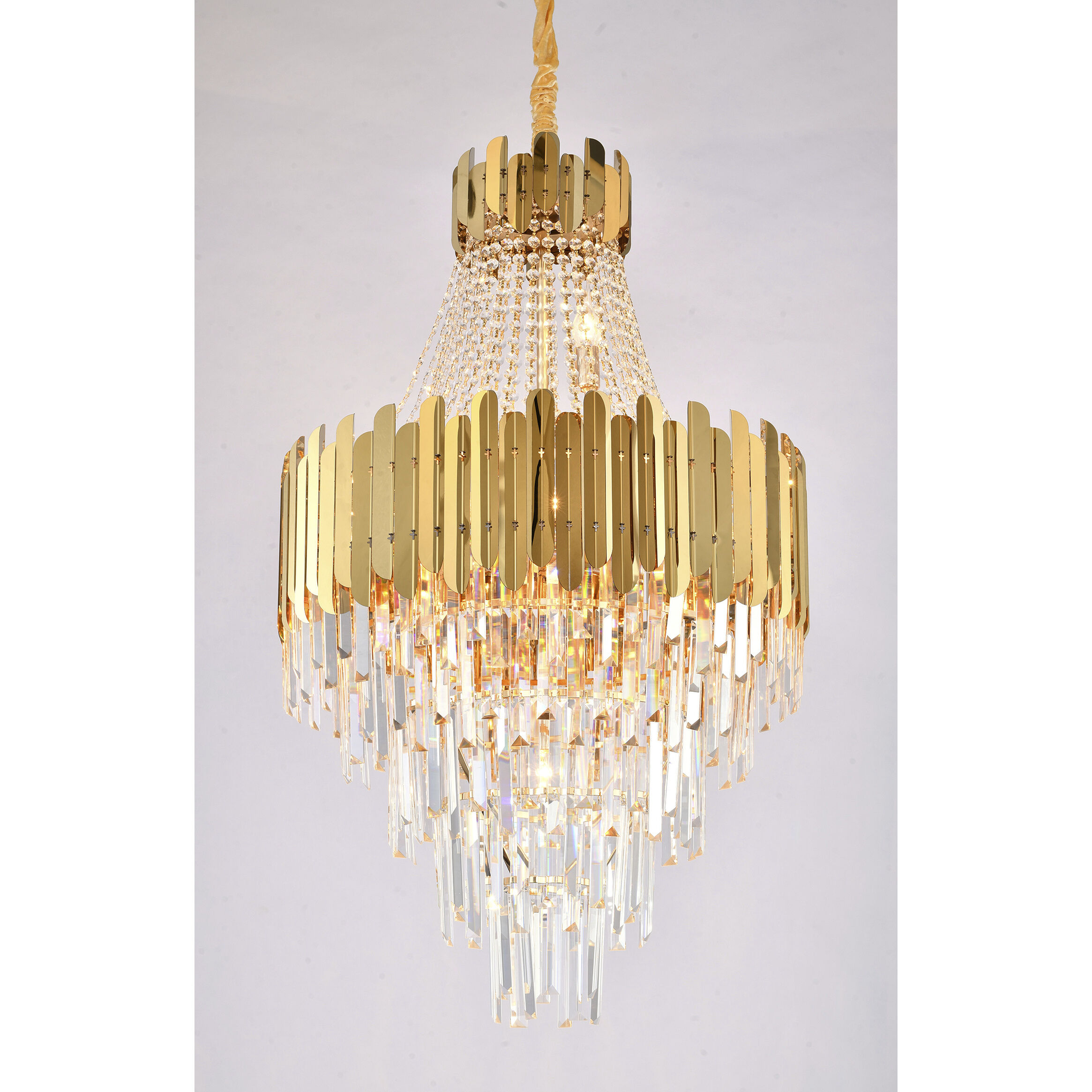 Canada 15 Light 24 inch Gold Chandelier Ceiling Light