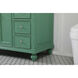 Otto 48 X 21 X 35 inch Vintage Mint Vanity Sink Set