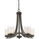Willow 5 Light 25.25 inch Olde Bronze Chandelier Ceiling Light