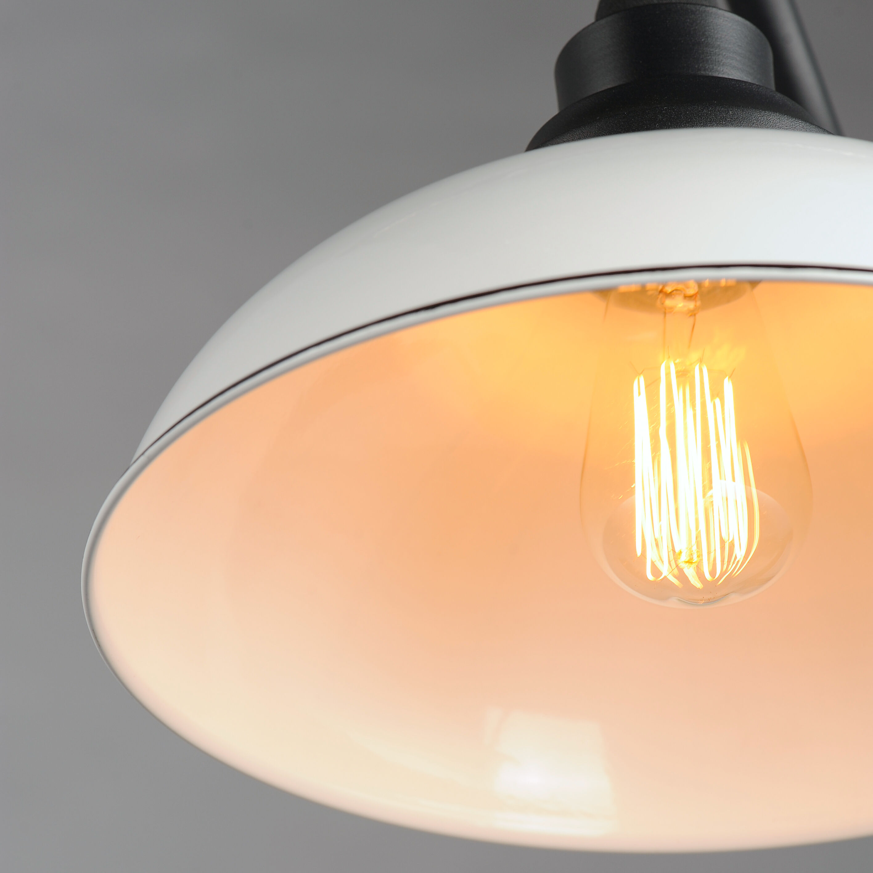 Granville 1 Light 11 inch White/Black Outdoor Wall Mount in White and Black