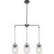 Neighborhood Trystan 3 Light 5.5 inch Flat Black Pendant Ceiling Light