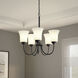 Bronson 5 Light 20 inch Matte Black Chandelier Ceiling Light