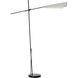 Vertex 83.1 inch 60 watt Black and Sterling Floor Lamp Portable Light in Black/Sterling