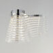Tartan LED 10 inch Polished Chrome Flush Mount Ceiling Light