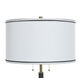 Dann Foley - Shagreen 63 inch 60.00 watt Black Shagreen and Brushed Brass with White and Black Floor Lamp Portable Light