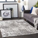 Venice 87 X 63 inch Medium Gray Rug in 5 x 8, Rectangle