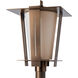 Linea 1 Light 21.5 inch Coastal Bronze Outdoor Post Light