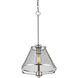 Iuka 1 Light 12 inch Brushed Nickel Pendant Ceiling Light