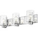 Beckett 3 Light 23 inch Chrome Vanity Wall Light