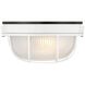 Nauticus Round Dual Mount 10 inch White Outdoor Wall Sconce