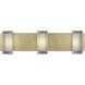 Kelly Wearstler Esfera Wall Sconce Wall Light in Natural Brass