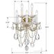 Maria Theresa Sconce Wall Light in Clear Swarovski Strass, Gold