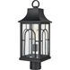 Triumph 1 Light 19.75 inch Textured Black Outdoor Post Light