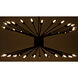 Lampberto 48 Light 45 inch Matte Black Chandelier Ceiling Light