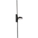 Loophole LED 5.5 inch Black Bath Vanity & Wall Light in 3500K, dweLED