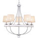 Camps Bay 5 Light 26 inch Galvanized Chandelier Ceiling Light