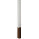 Tambo 60 inch 10.00 watt Walnut and Weathered Brass Floor Lamp Portable Light