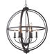 Berkeley 9 Light 30 inch Espresso Foyer Light Ceiling Light, Jeremiah