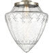 Franklin Restoration Bullet 1 Light 12 inch Brushed Satin Nickel Mini Pendant Ceiling Light in Incandescent, Seedy