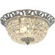 Canada 2 Light 13 inch Chrome Flush Mount Ceiling Light