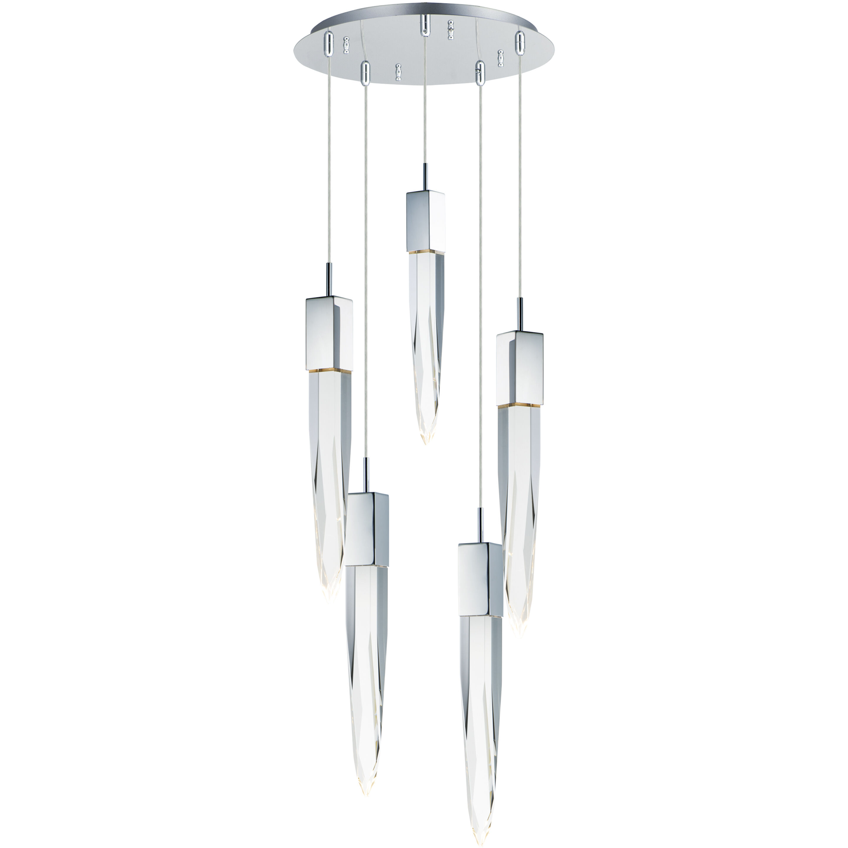 Quartz 5 Light 15.75 inch Pendant