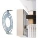 Blake LED 25.5 inch Polished Nickel and Champagne Gold Vanity Light Wall Light