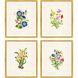 Delicate Medley Multi and Green and Blue and Yellow Framed Art