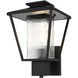 Gaul 1 Light 15 inch Black Outdoor Wall Sconce