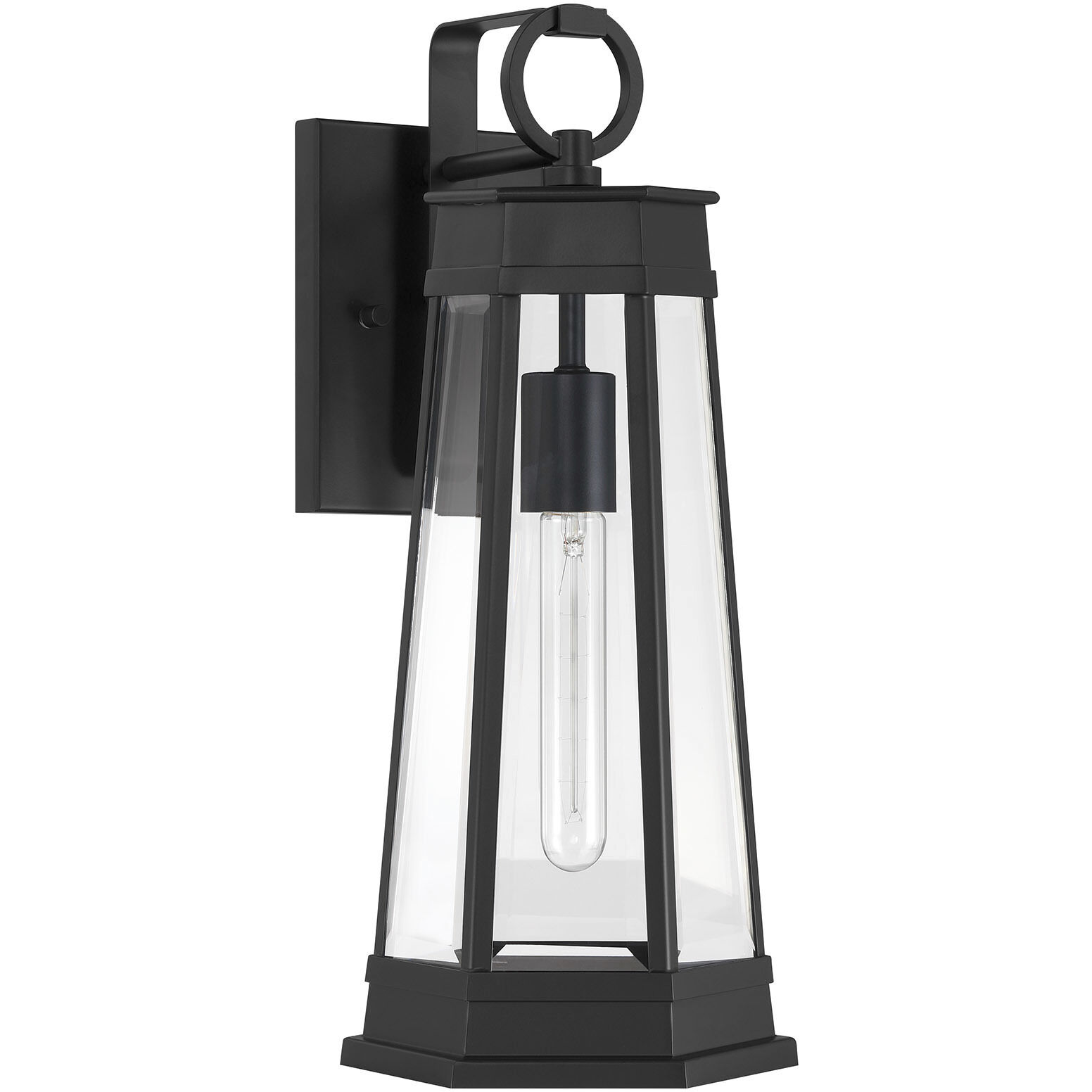 Payne 1 Light 18.5 inch Matte Black Outdoor Wall Lantern