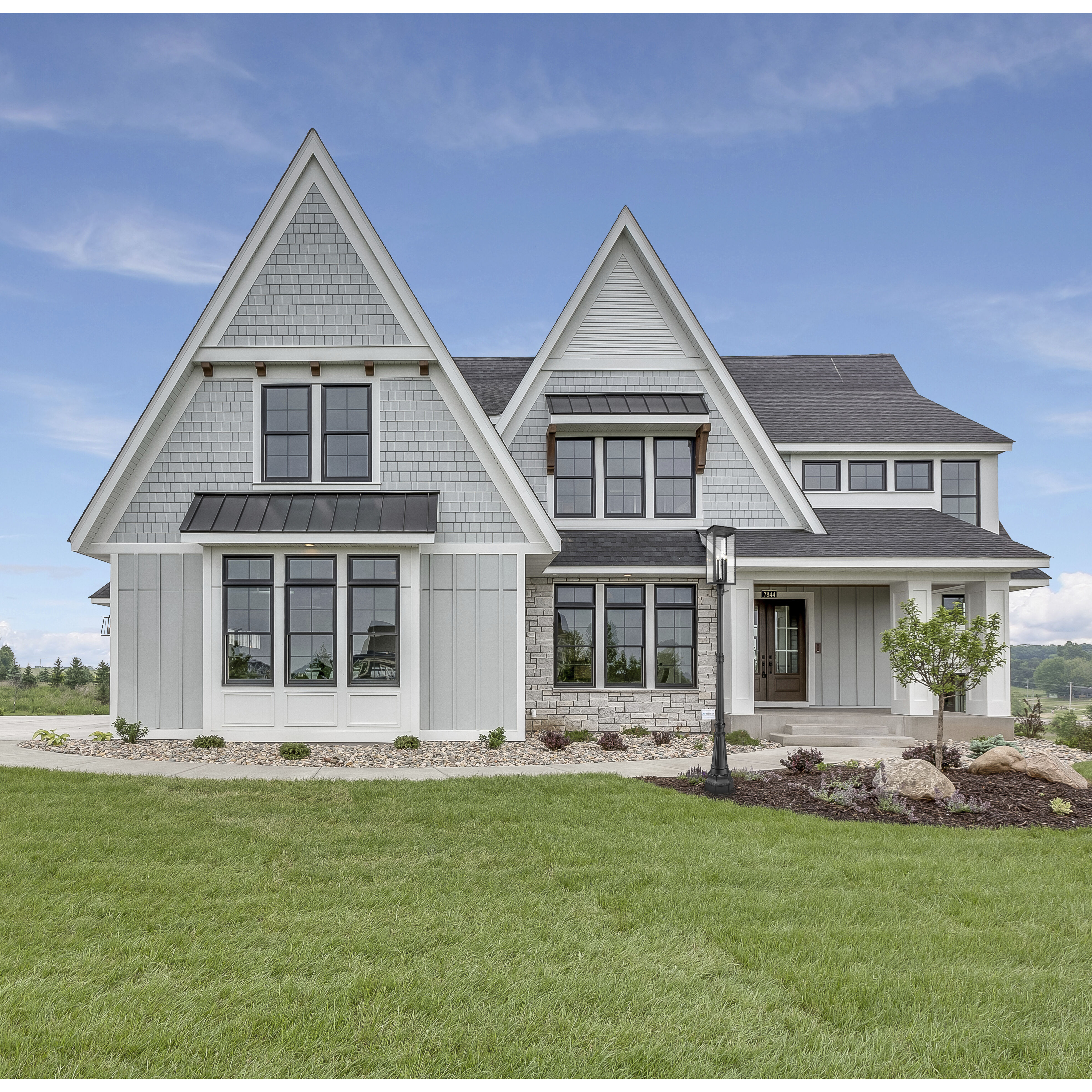 Nova 4 Light 109.5 inch Black Outdoor Post Mounted Fixture in Clear Glass