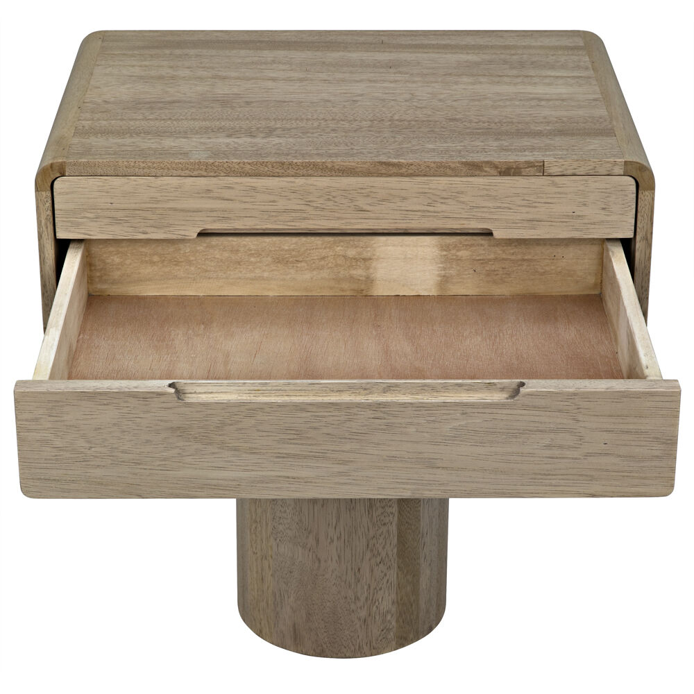 Langford 26 X 25 inch Washed Walnut Side Table