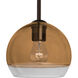 Ally 8 1 Light Bronze Stem Pendant Ceiling Light