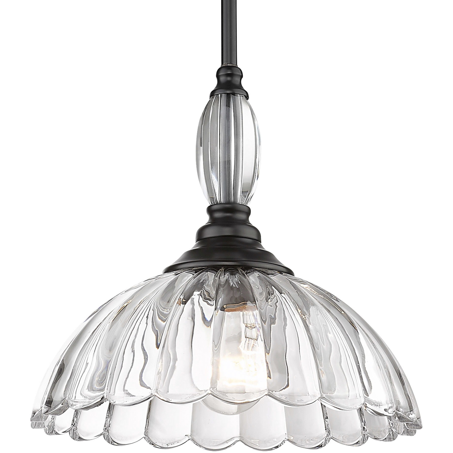 Audra Pendant Ceiling Light in Matte Black