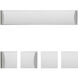 Signature 1 Light 25 inch Brushed Steel Vanity Light Wall Light, Medium