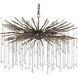 Fen 6 Light 38 inch Cupertino Chandelier Ceiling Light, Large