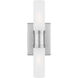 Keaton Bath Vanity Wall Light in Brushed Nickel